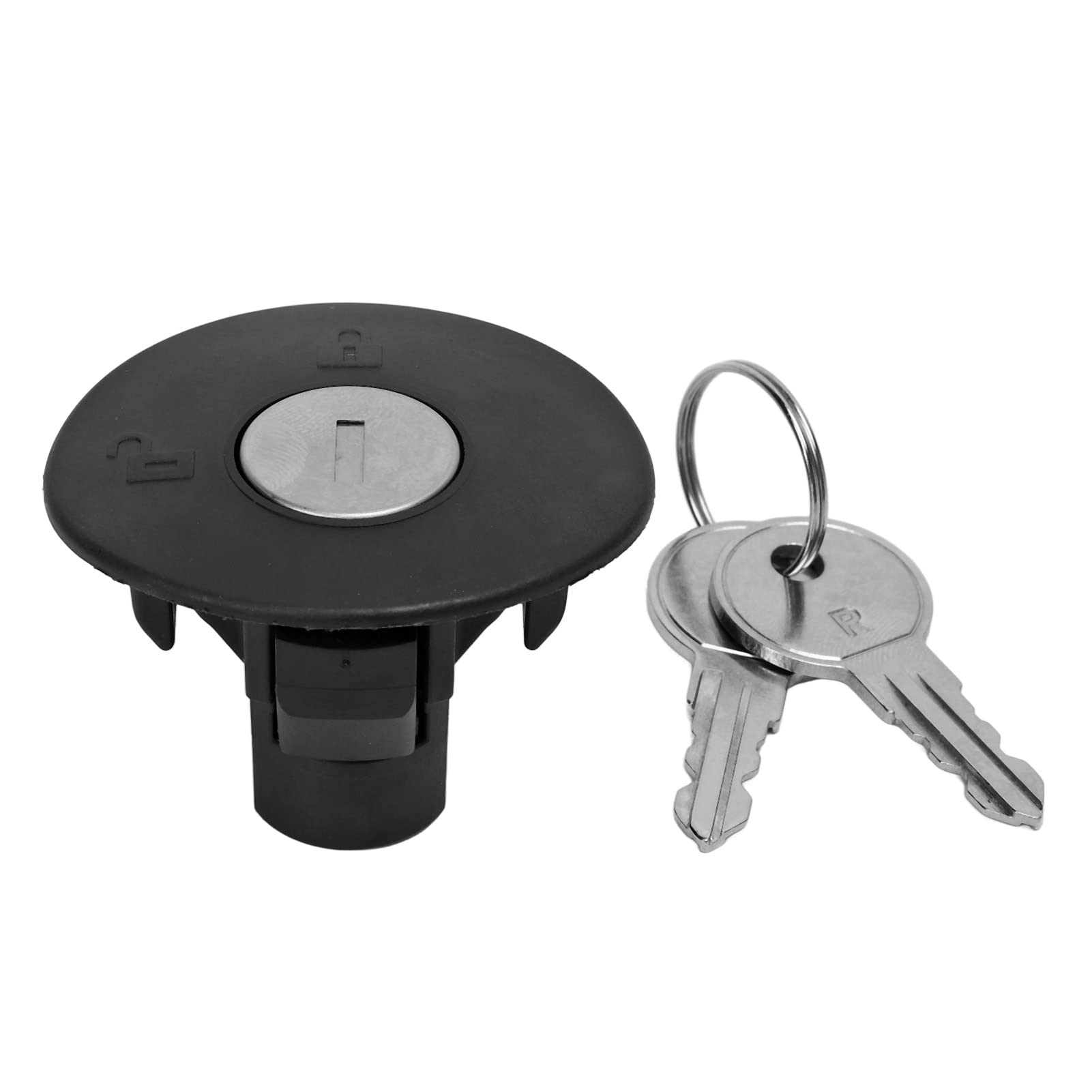 Bouchon de Réservoir de Carburant à Gaz Verrouillable 8U5Z9C268B avec 2 Clés de Rechange en Alliage Métallique Haute étanchéité pour Escape Expedition Explorer Fiesta