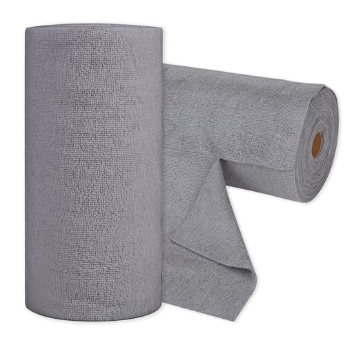CARTMAN 60 Pack Microfiber Cleaning Cloth, Reusable Tear Away Tow...