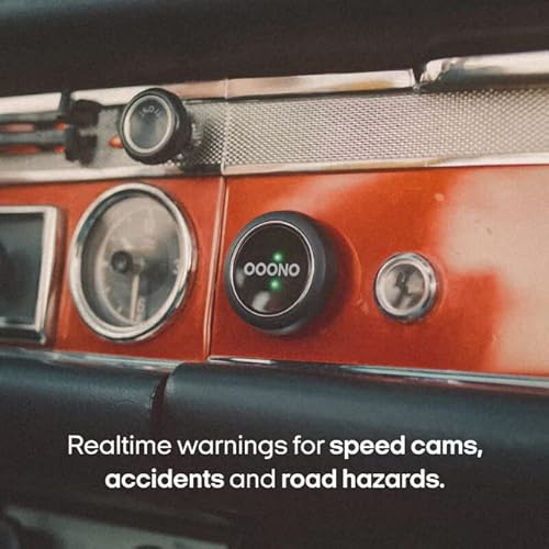 OOONO CO-DRIVER NO1 2-Pack: Speed camera warning for cars | Traffic jam & radar detector real-time via free app | acoustic and/or optical signal, activated automatically | Data from for 50+ countries