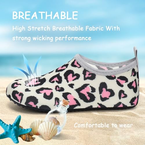 Image of ANLUKE Kids Boys Girls Water Shoes Barefoot Aqua Socks Fast Dry Beach Swim Outdoor Sports Shoes for Toddler