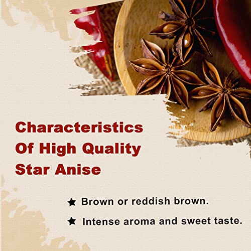 52Usa Organic Star Anise 4Oz, Non-Gmo Verified Whole Chinese Star Anise Pods, Dried Anise Star Spice (Regular 1Lb) #TOP3