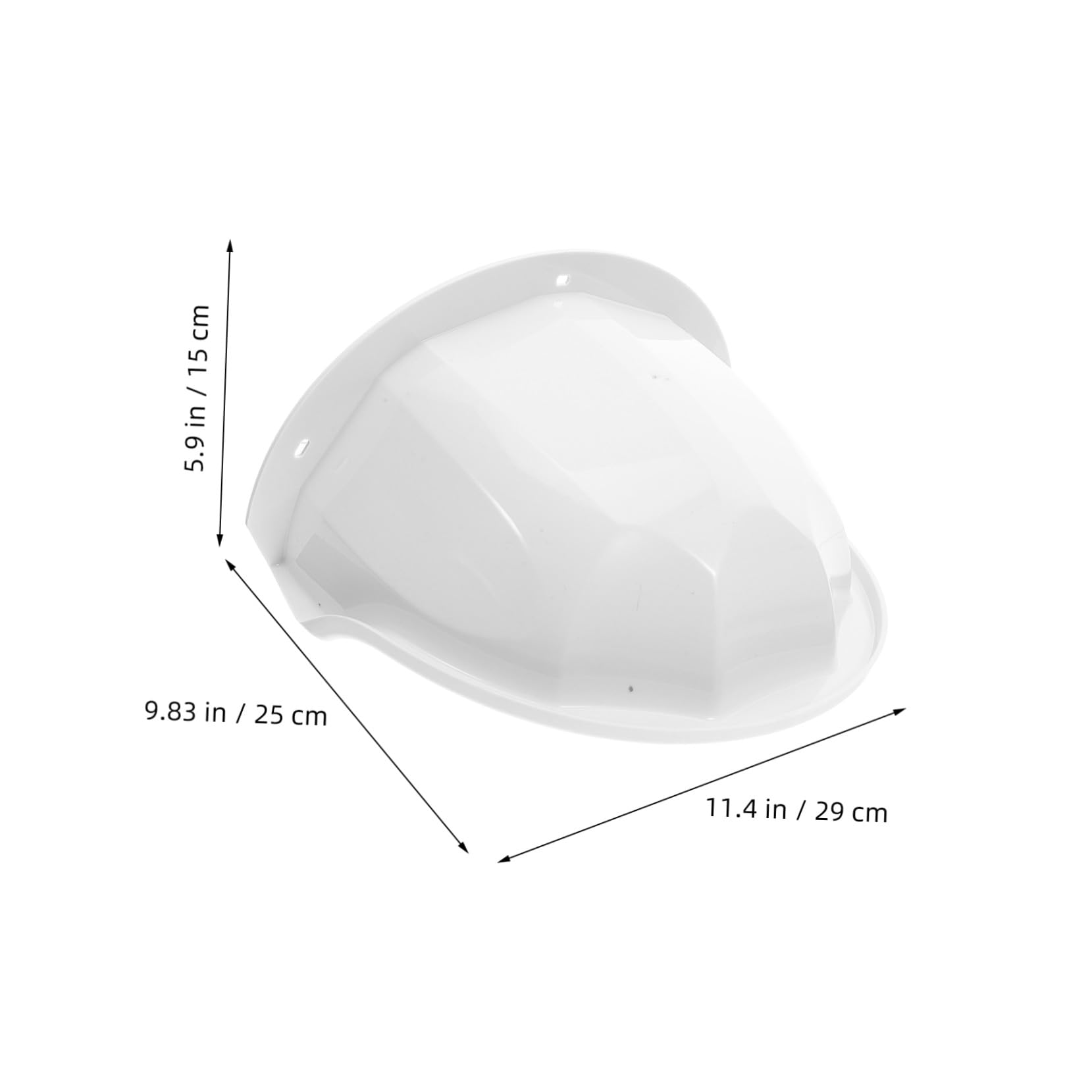 3 Protectores de Cámara de Seguridad Blancos de Abs para Exteriores | Cámara Tipo Cúpula y Bullet, Instalación Sencilla, Protección Solar Lluvia, 3 Piezas