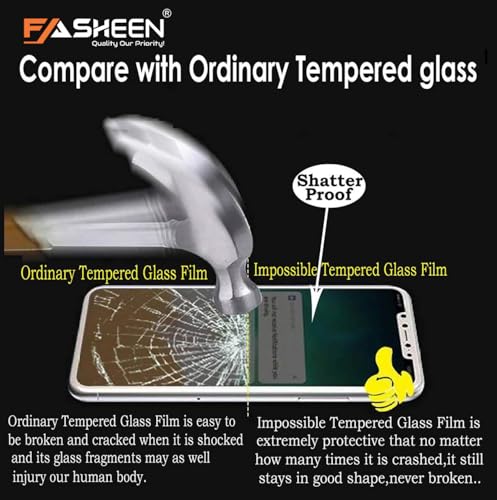 Image of FASHEEN Matte Screen Guard Compatible With vivo X300 Pro V2514 Matte Finish Anti Glare Flexible Fiber Mobile Screen Protector Not a Tempered Glass, Not Edge to Edge SmartPhone Screenguard.