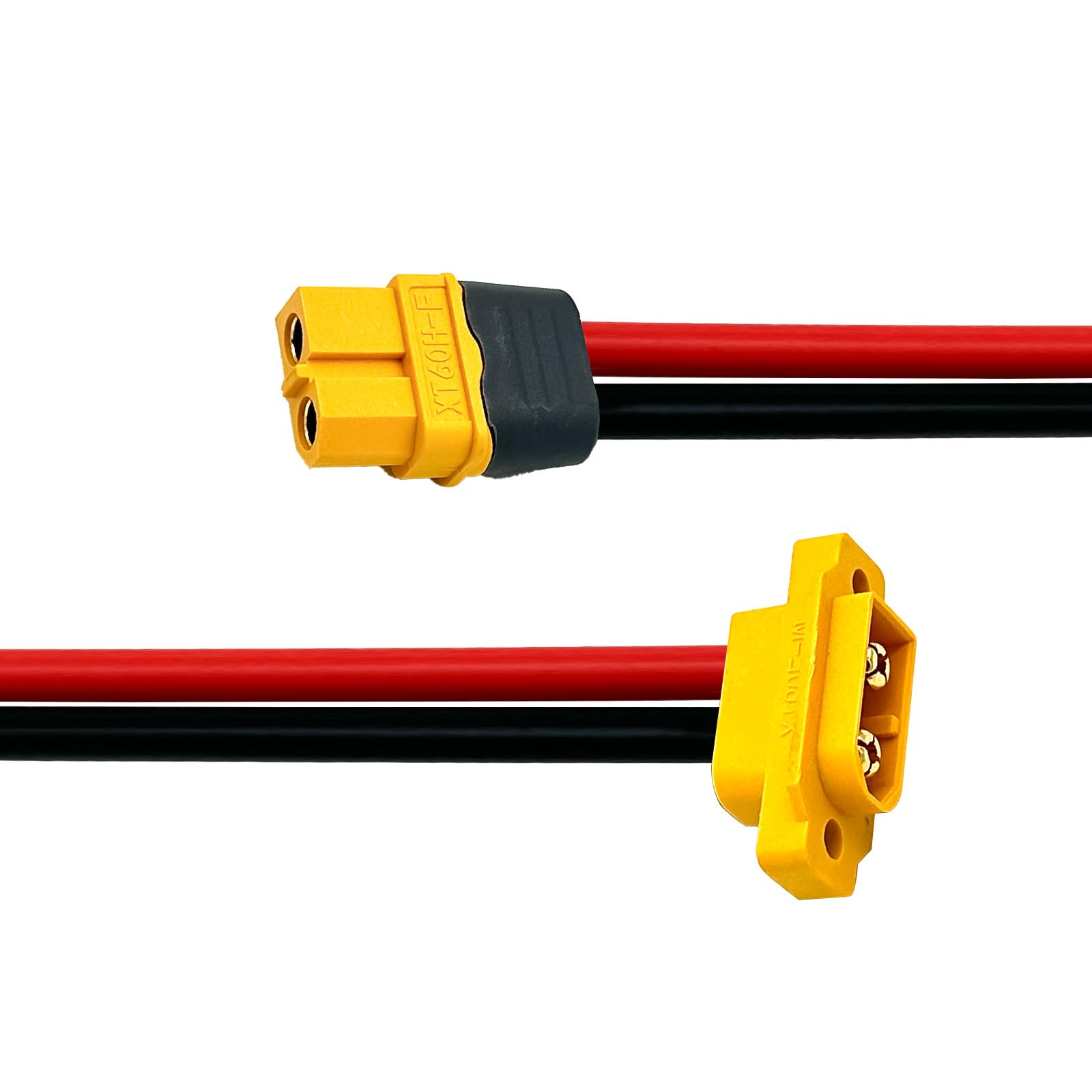 5 Pares De Conectores Amass XT60EW-M Y XT60W-F – Montables Para Drones FPV Y Aviones RC