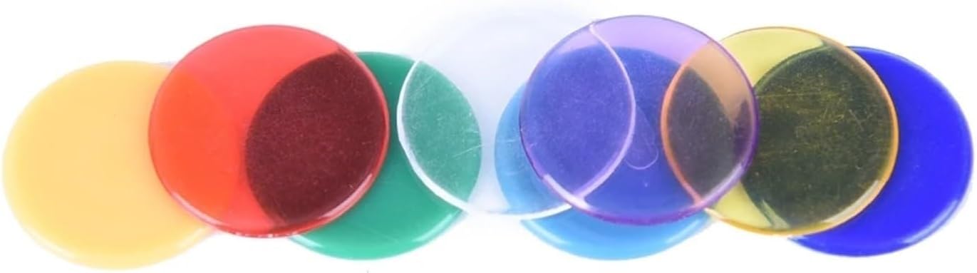 Plastic Poker Chips 500Pcs 1.5cm Plastic Poker Chips Bingo Chips Markers for Fun Family Club Carnival Bingo Game 4 Colors Color Random