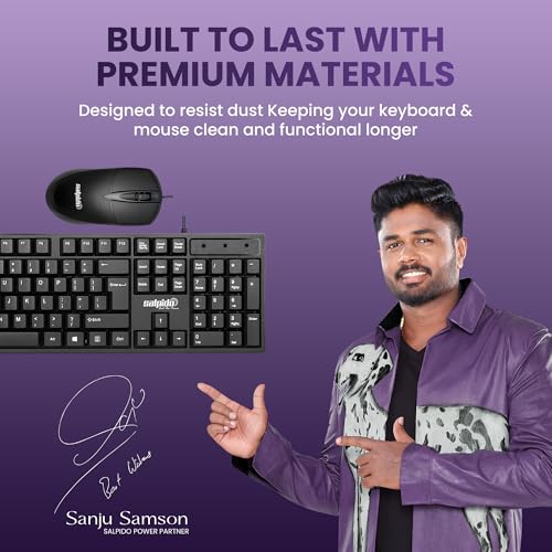 Image of G-102 Wired Keyboard and Mouse Combo with Mute Button Design, 1000 DPI Optical Sensor Mouse | Suitable for Office Use |1 Year Warranty