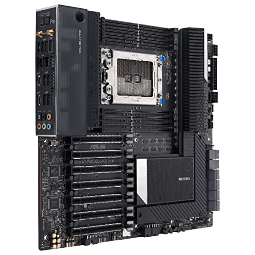 Pro WS WRX80E-SAGE SE WIFI II Scheda Madre Workstation AMD WRX80 Ryzen Threadripper PRO EATX, 2 LAN 10G Intel, 2 USB 3.2 Gen 2 Type-C, 7 slot PCIe 4.0 x16, 3 M.2 PCIe 4.0, WIFI 6E - Scheda madre - Immagine 2