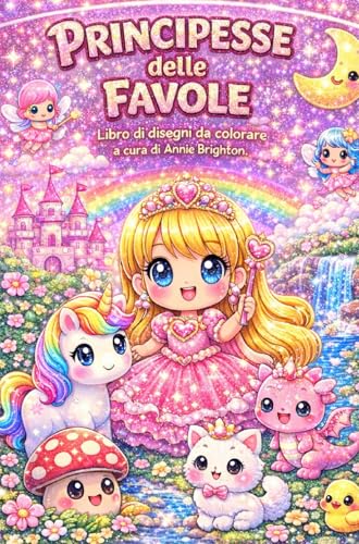 Principesse delle favole Libro di disegni da colorare a cura di Annie Brighton