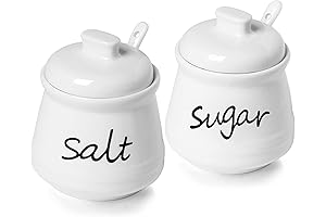 ONTUBE 12oz Sugar and Salt Container Set