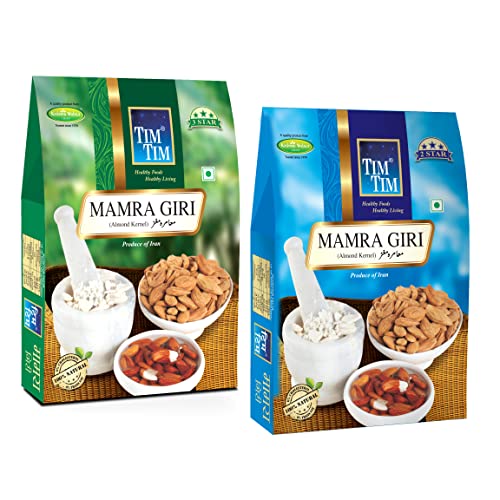 Image of TIM TIM Mamra Badam Giri 2 Star & Mamra Badam Giri 3 Star - Each 250 Grams, 500g