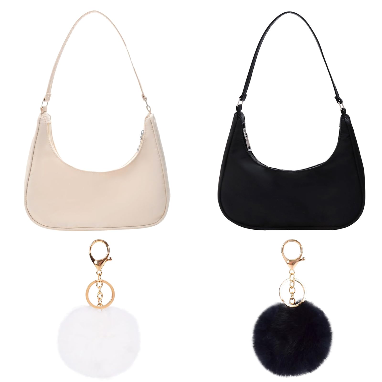 AVZYARDY Damen Handtasche - Vintage Hobo Crossbody, Verstellbarer Riemen, Mattierte Oberfläche