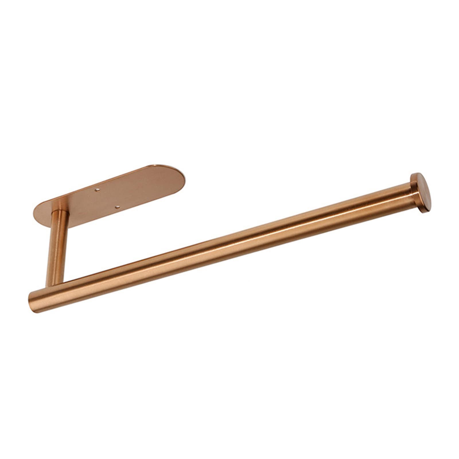 JiuQing Porte-Serviettes en Papier SUS304 Porte-Rouleau De Cuisine en Acier Inoxydable sans Perçage Adhésif Support Mural pour Papier Hygiénique,Rose Gold b