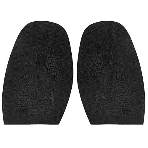 Le remplacement des semelles en caoutchouc colle sur la cordonnerie 1.9mm half noir alligator grain moyen