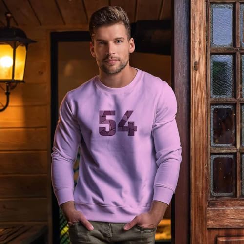 Sweatshirt 54 Number men unisex en coton confortable - 2