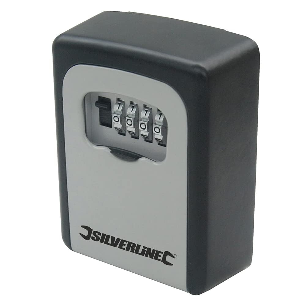 Silverline 309218 Outdoor Wall Mounted Key Safe Box Waterproof Cover