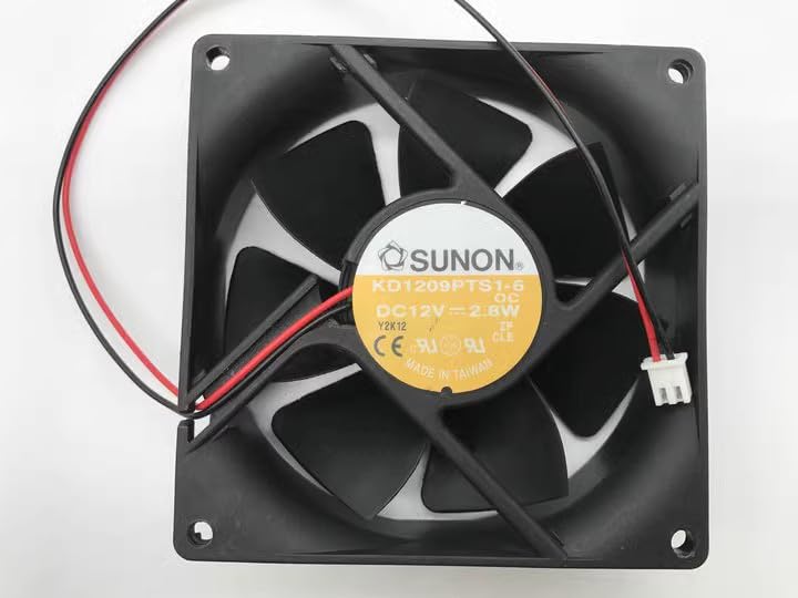 High Air Flow 90mm DC 12V Fan KD1209PTS1-6 - 2.8W Cooling Solution for Electronics