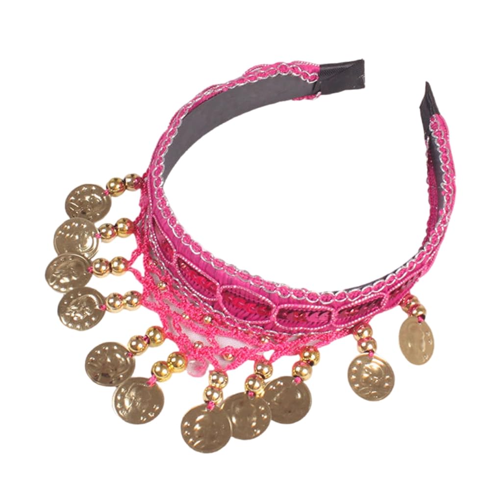 GMBYLBY Ethnic Gold Coin Hairpiece Costume Headband For Traditional Dance Enthusiasts And Cultural Event Gathering