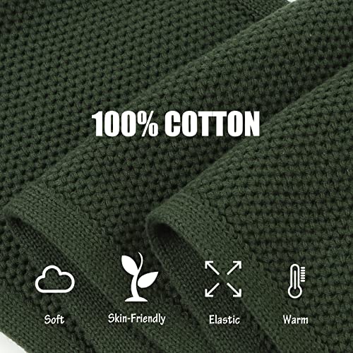 PESAAT Kids Winter Infinity Scarf Knit Toddler Boy Girls Scarves Cotton Outdoor Neck Warmer for Children 3-15 Years4