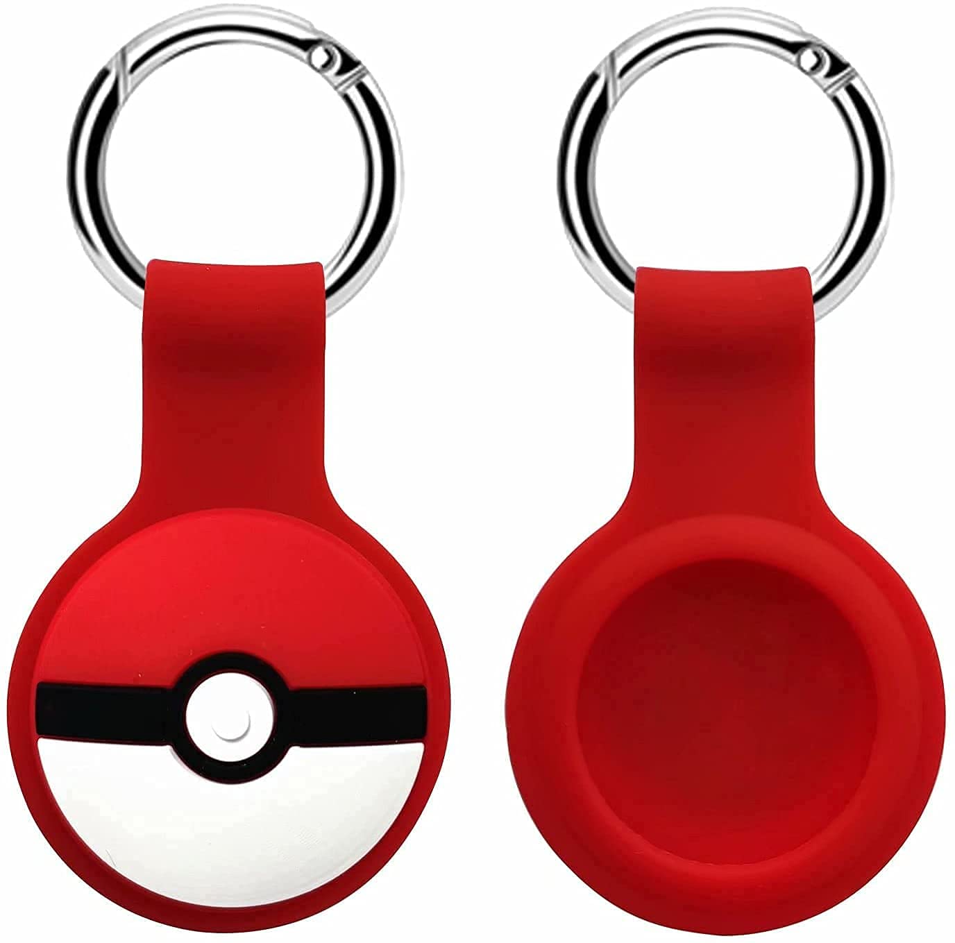 apple airtag siliconce case cover air tag keychain animated 3d cool design anti scratch anti theft airtag protective case 2021