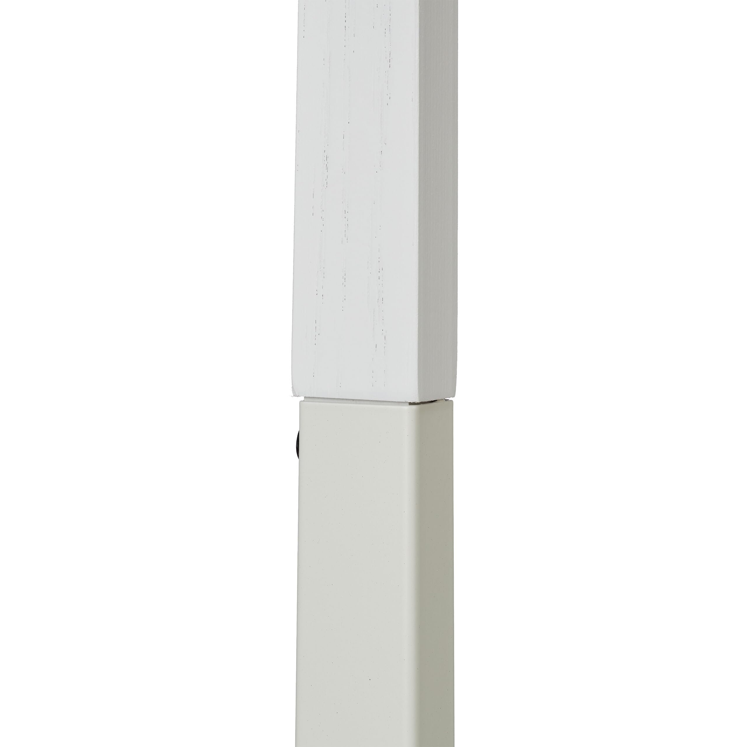 Relaxdays Herrendiener, H x B x T: 107 x 47,5 x 20 cm, Kleiderbutler, Hemd & Hose, Kleiderständer, Stahl & MDF, weiß