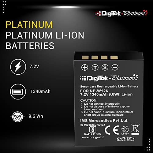 Image of Digitek Platinum Battery pack for NP FW126