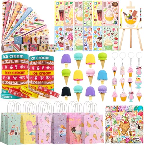 VAMWOGO Ice Cream Party Favors Themed Birthday Decorations Sweet Summer