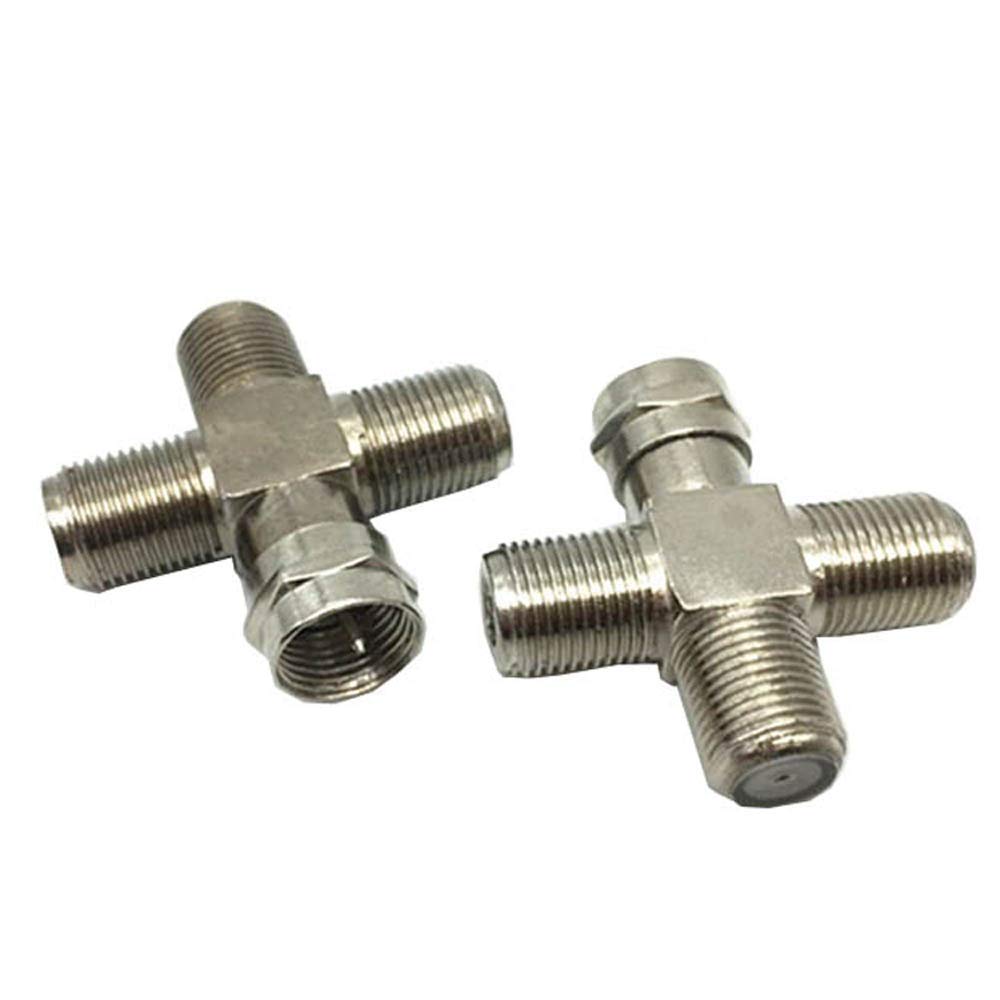 Amazon.com: F-Type RG6 Coax Cable Splitter Combiner Adapter Connecter ...