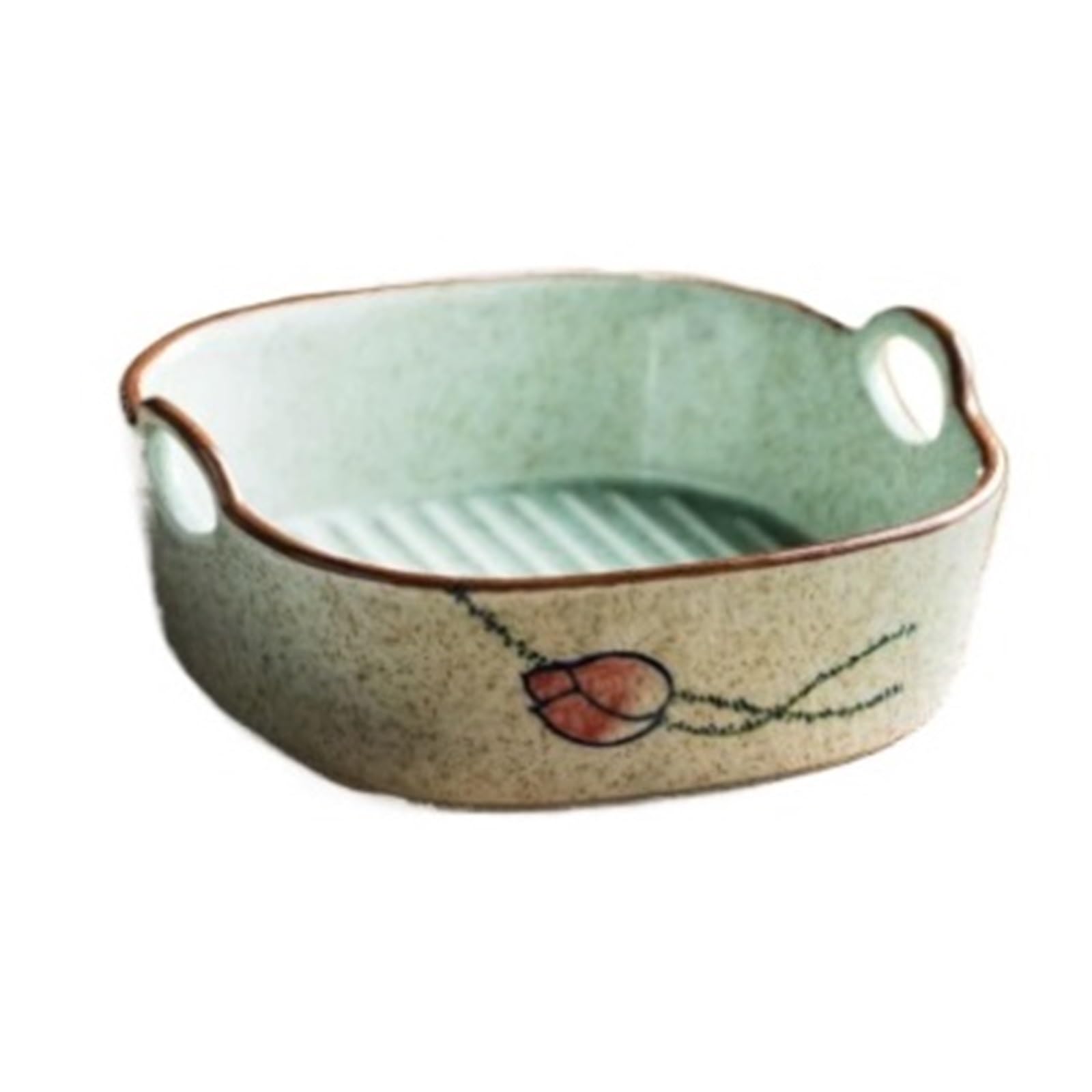 Pirofila in ceramica con motivo loto for friggitrici ad aria Pasta
