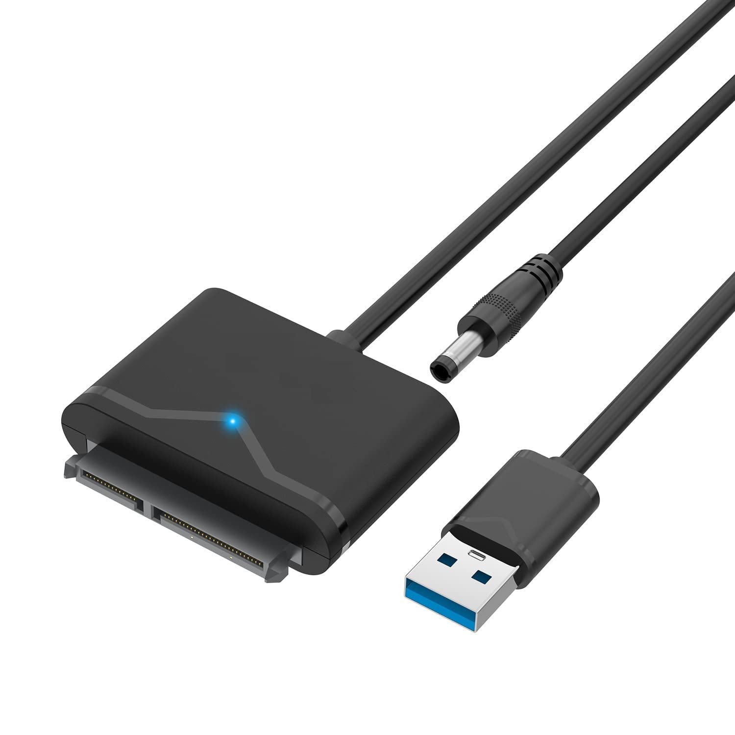 RuhZa Sata To Usb 3.0/2.0 Cable,Usb 3.0/2.0 To Sata Iii Hard Drive Adapter Compatible For 2.5 3.5 Inch Desktop Hdd/Ssd Hard Drive Disk&Sata Optical Drive With 12V 2A Power Adapter,Support Uasp,Blue (B0BZ8WBC7B) Amazon Price History, Amazon Price Tracker