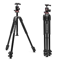 Manfrotto 190X AS, Treppiede per Fotocamera a 3 Sezioni in Alluminio