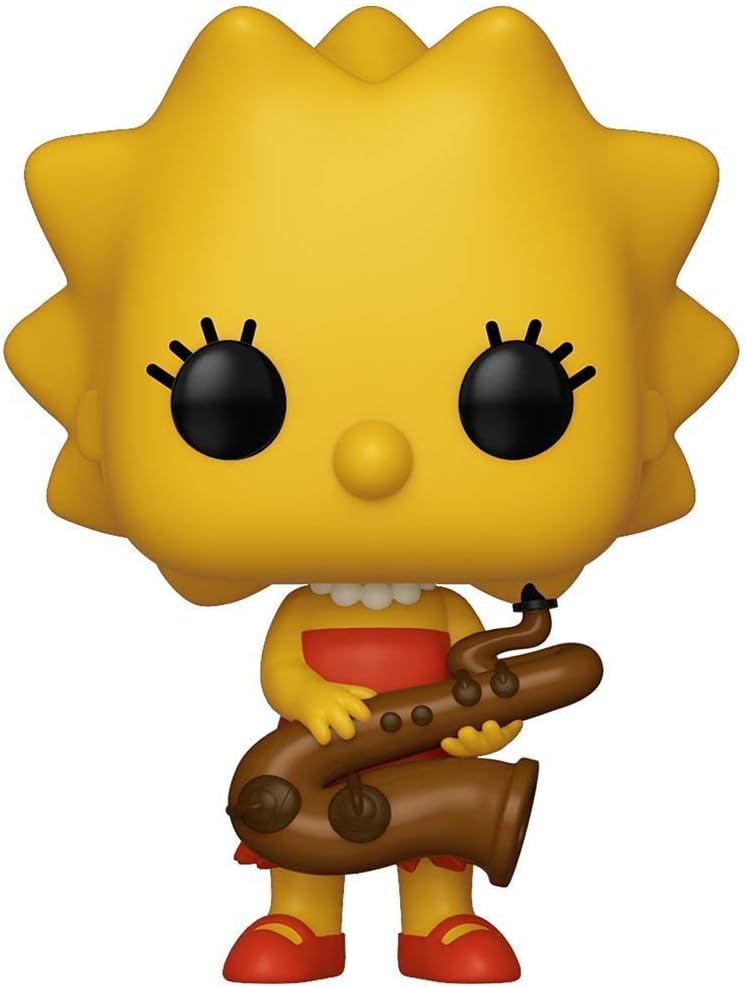 Funko The Simpsons - Lisa Simpson with Saxophone Funko Pop! Vinyl Figure (Includes Compatible Pop Box Protector Case)