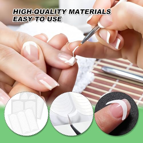Maniküre Aufkleber Schablone 1824 Stück Nagelsticker Nail Nagel Sticker Selbstklebend Nagelschablonen Nagel Nails Schablone Aufkleber