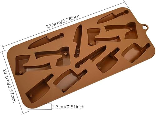 Miniatura 3 de Molde de silicona con forma de calavera de Halloween, murciélago, bruja, fantasma, bandeja de molde de calabaza, cabeza de calavera, gato,