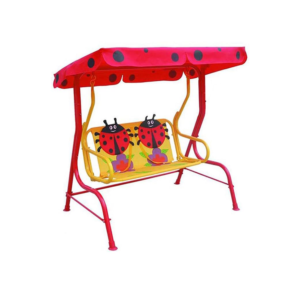 Dondolo per bambini da giardino con coccinella giochi all'aperto culla bimbi
