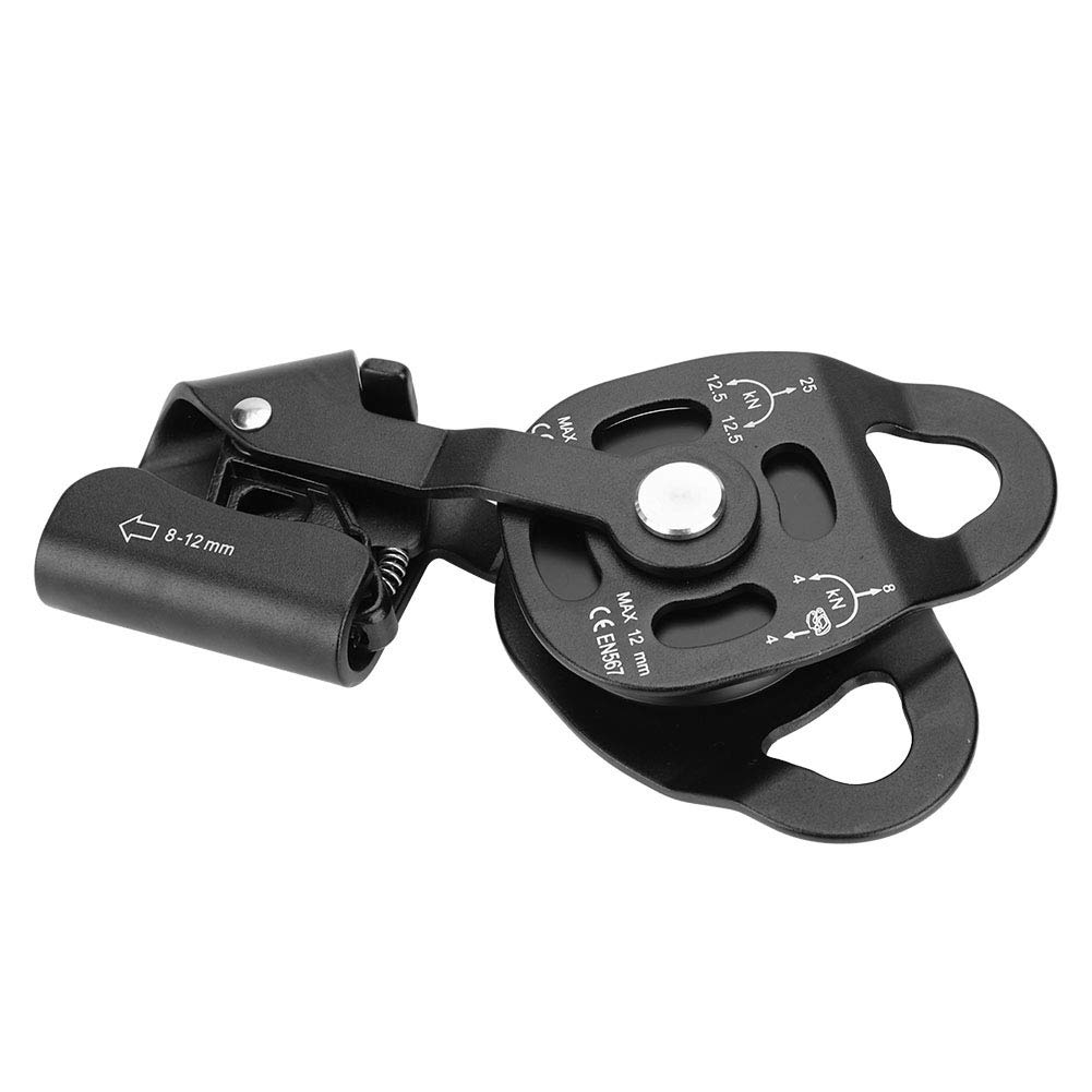 Poleas de Carga Polea de elevación para Objetos Pesados, Polea giratoria de Gran Capacidad, Equipo de Seguridad Compatible con Cuerdas de 8-12 mm, para Trabajos de elevación y Montaje