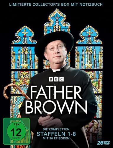 Father Brown - Die kompletten Staffeln 1-8. LTD. - Limitierte Collector's Edition mit Notizbuch [26 DVDs]