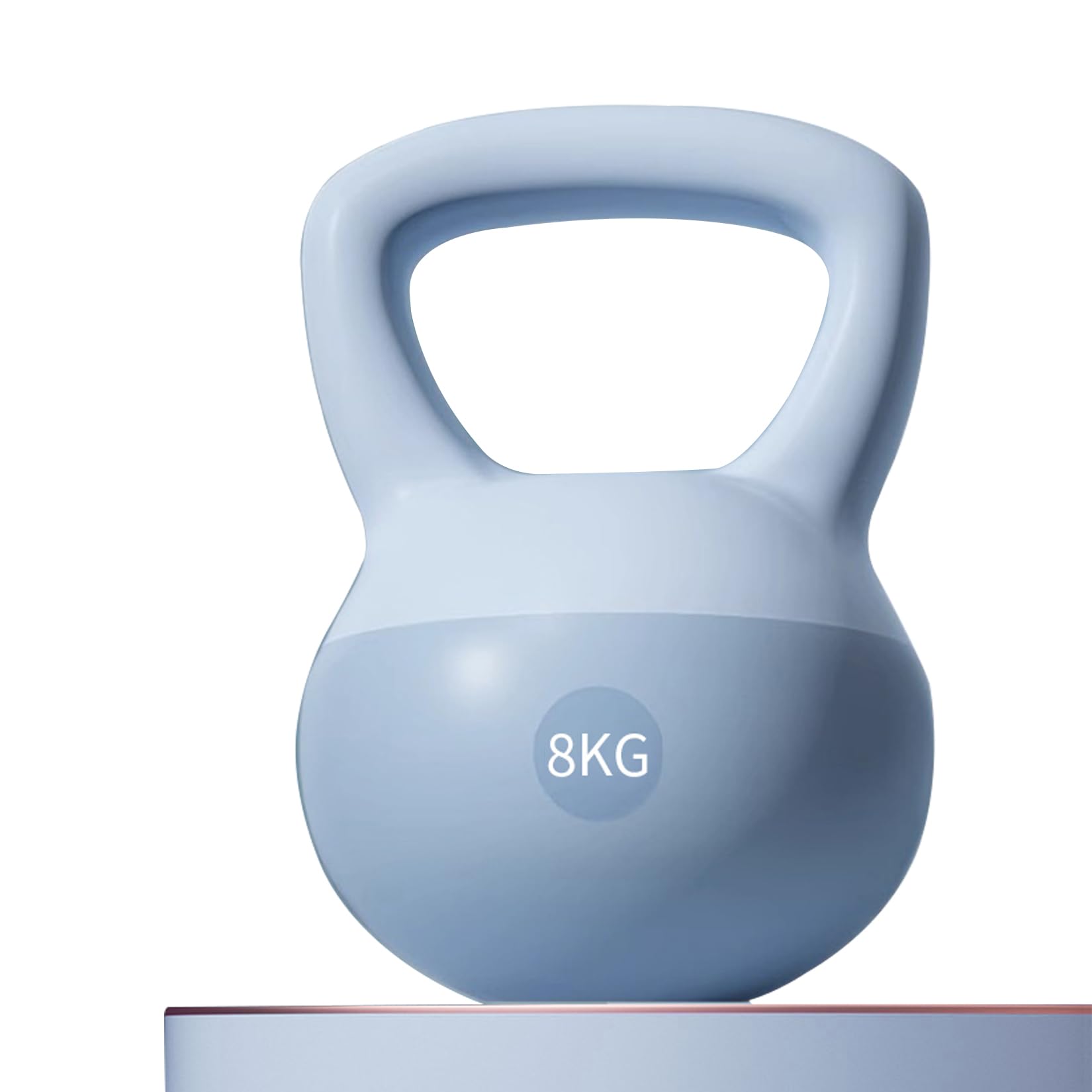 Pesa Rusa,Soft Kettlebell,Con Mango Más Ancho,Relleno de Arena de Acero,Base Acolchada de Superficie Blanda,Silenciosas,Protegen el Suelo,4kg,6kg,8kg,10kg