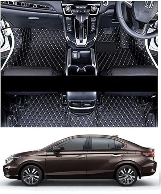 Dlotoy Car Foot Mats/Floor Mats Compatible with Hyundai Verna 20112016