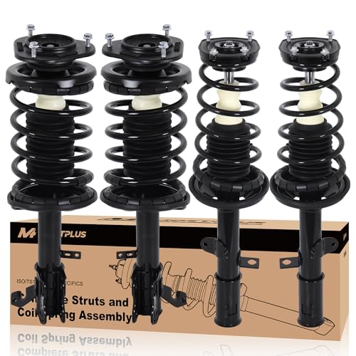 MOSTPLUS Front and Rear Complete Strut Spring Assemblies Shock Absorbers Compatible for 93-02 TOYOTA COROLLA (Set of 4)