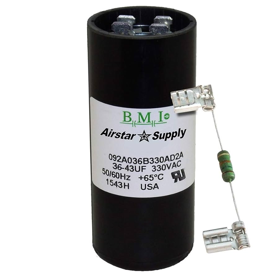 ●Brown Factor 36-43 uF x 330 VAC - BMI/USA Start Capacitor