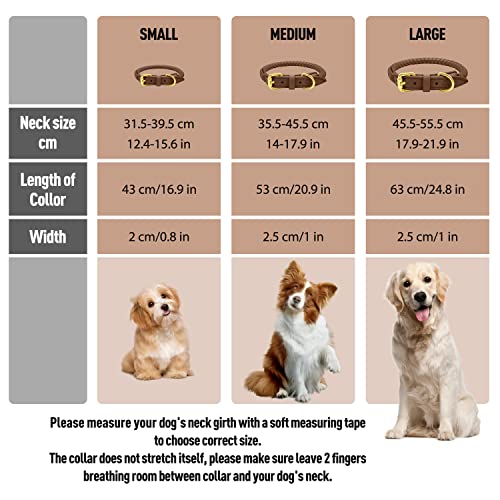 The Smug Dog Bailey Pet Adjustable Faux Leather Collar for Dogs, Durable & Stylish Large Dog collar - Image 3