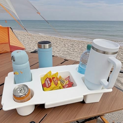 Top Cup Holder Tray Accessories for Bogg Bag X-Large, Waterproof EVA Drink & Phone Holder Fit for Stanley Cup - Organizer & Topper Tray for Bogg Bag3