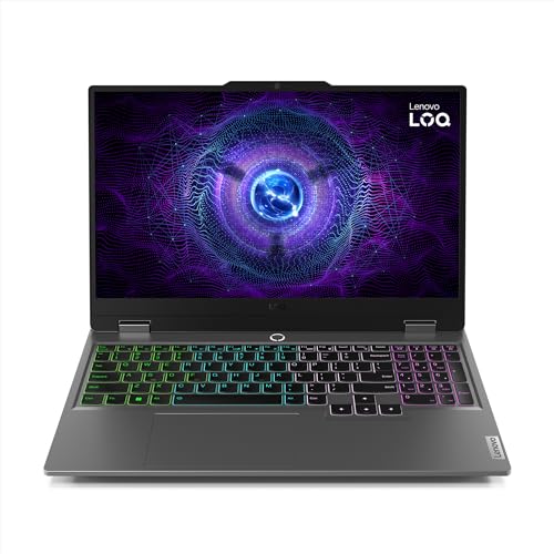 Lenovo LOQ 15IAX9 - Ordenador portátil Gaming 15,6' FHD 144Hz (Intel Core i5-12450HX, RAM 16GB, SSD...