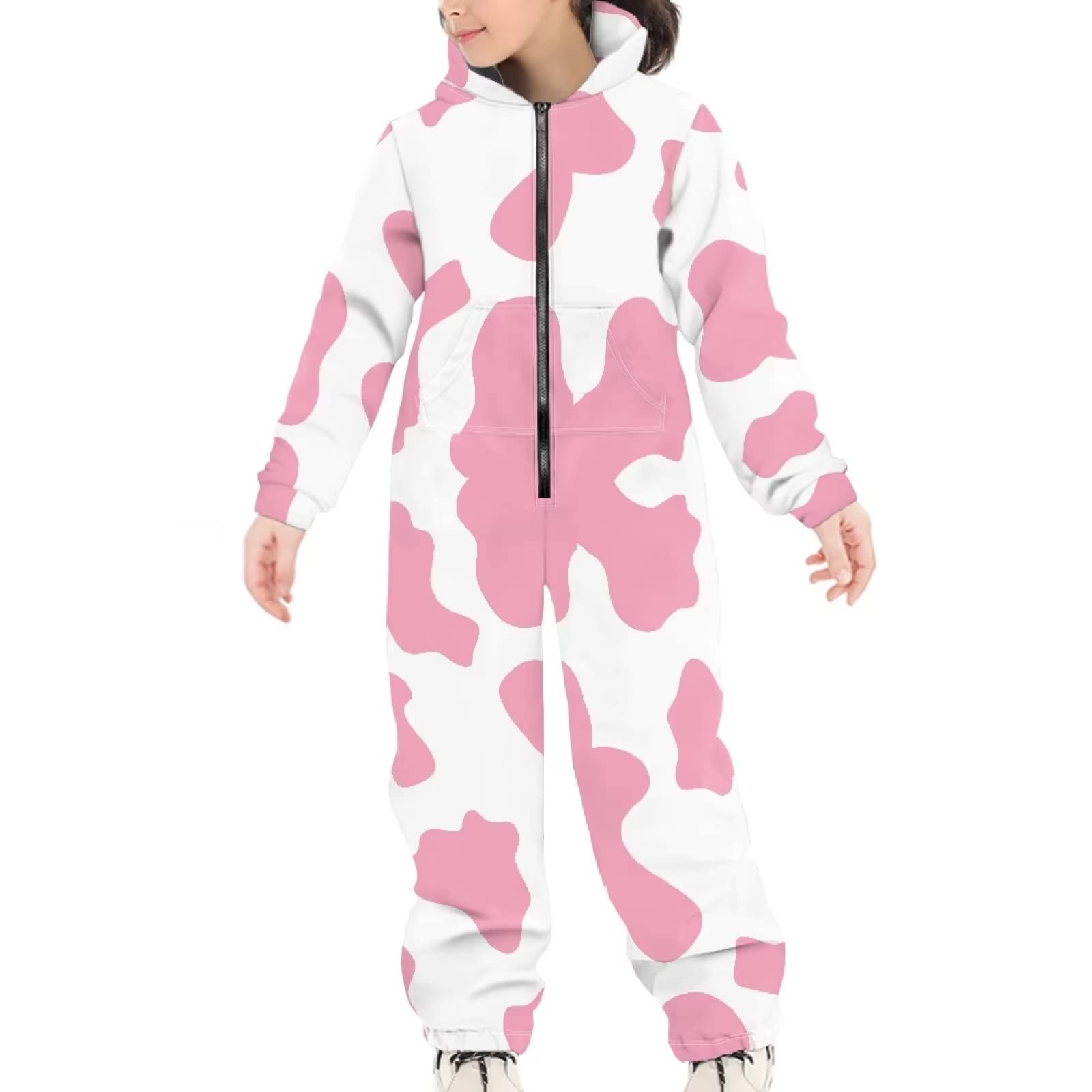 Belidome Kinder Overall mit Kapuze für Jungen und Mädchen, Winter-Latzhose