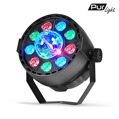 Jeu de lumière 2en1 - Projecteur PAR MINI + Dôme ASTRO à LEDs RVB - DMX - PUR LIGHT AYDENE