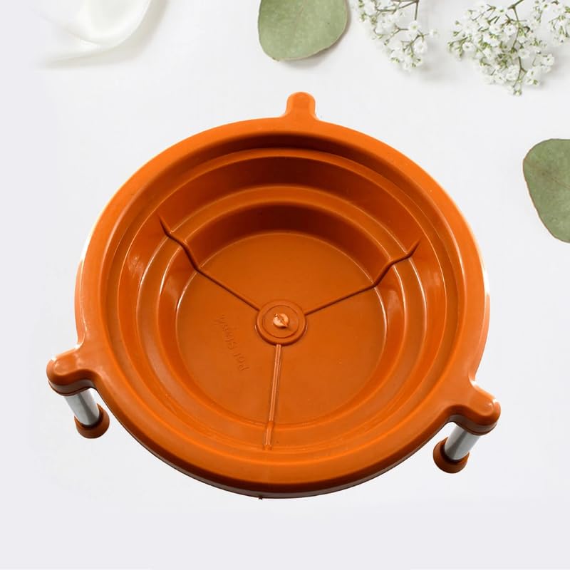 Image of Matka Stand | Summer Water Pot Stand | Multipurpose Flower Gamla Pot for Balcony, Home, Garden Decor | Plant Pot | Matki Stand for Home & Kitchen (Brown)(Pack of 1)