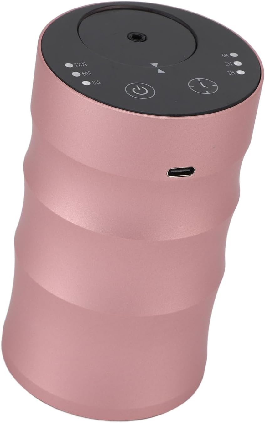 Waterless Pure Essential Oil Diffusion Scent Diffuser with Intelligent Timer Settings Aromatherapy Diffuser Low Noise Mechanism Essential Oil Diffuser Car Aromatherapy Machine
