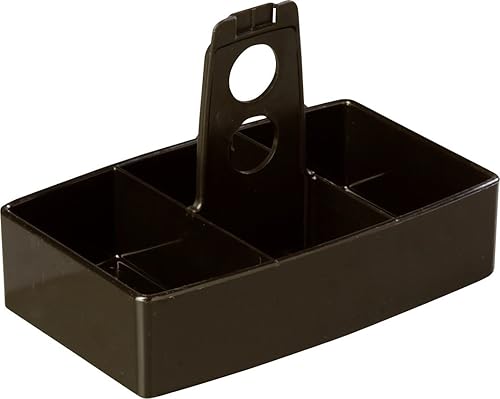 Carlisle FoodService Products Carrito de azúcar para cocinas, plástico, 50 paquetes, negro, (paquete de 24)
