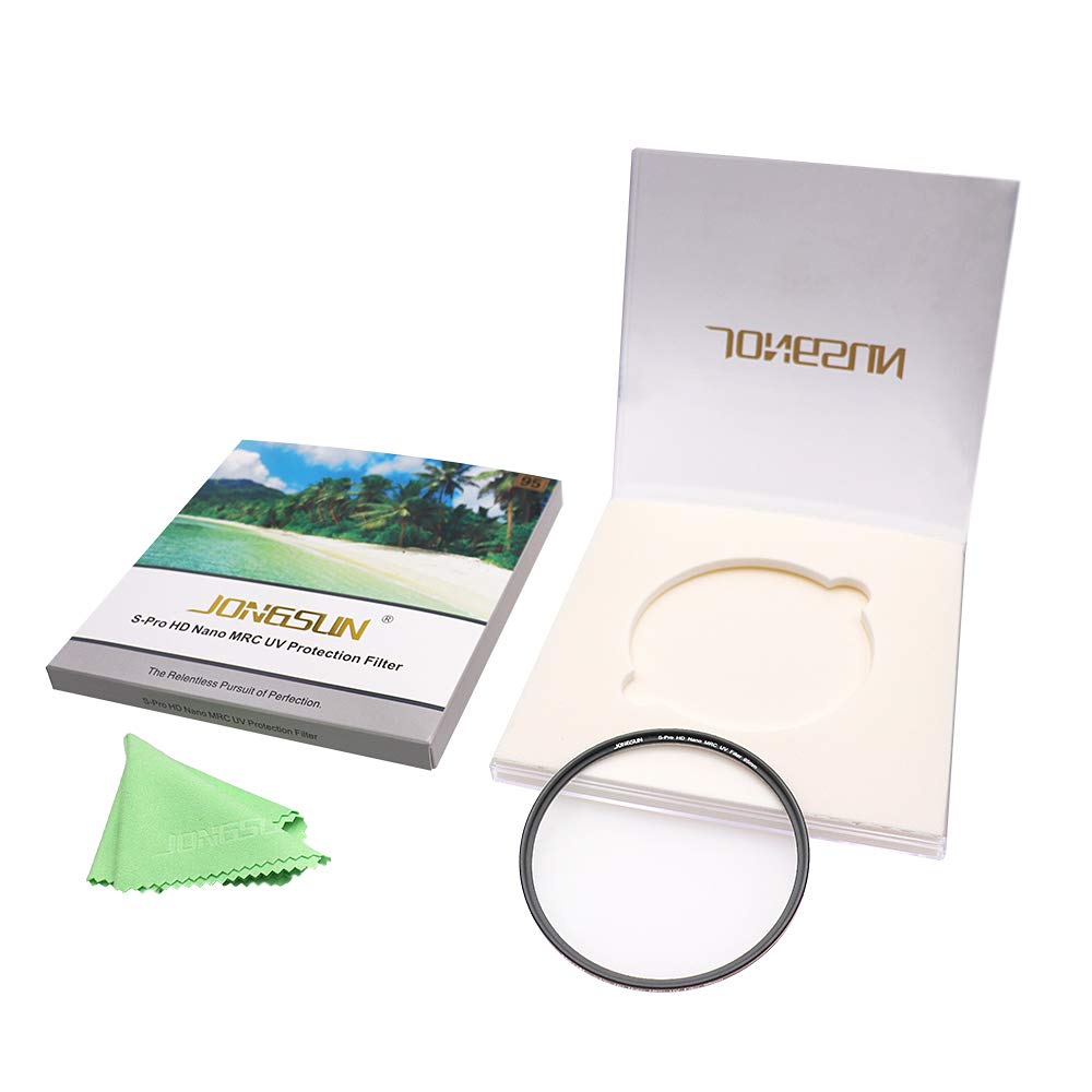 JongSun S-Pro HD Nano MRC Filtro UV 95mm, 16-Capas Multicapa Recubrimiento, Schott B270, Cámara Protección Ultravioleta Filtro