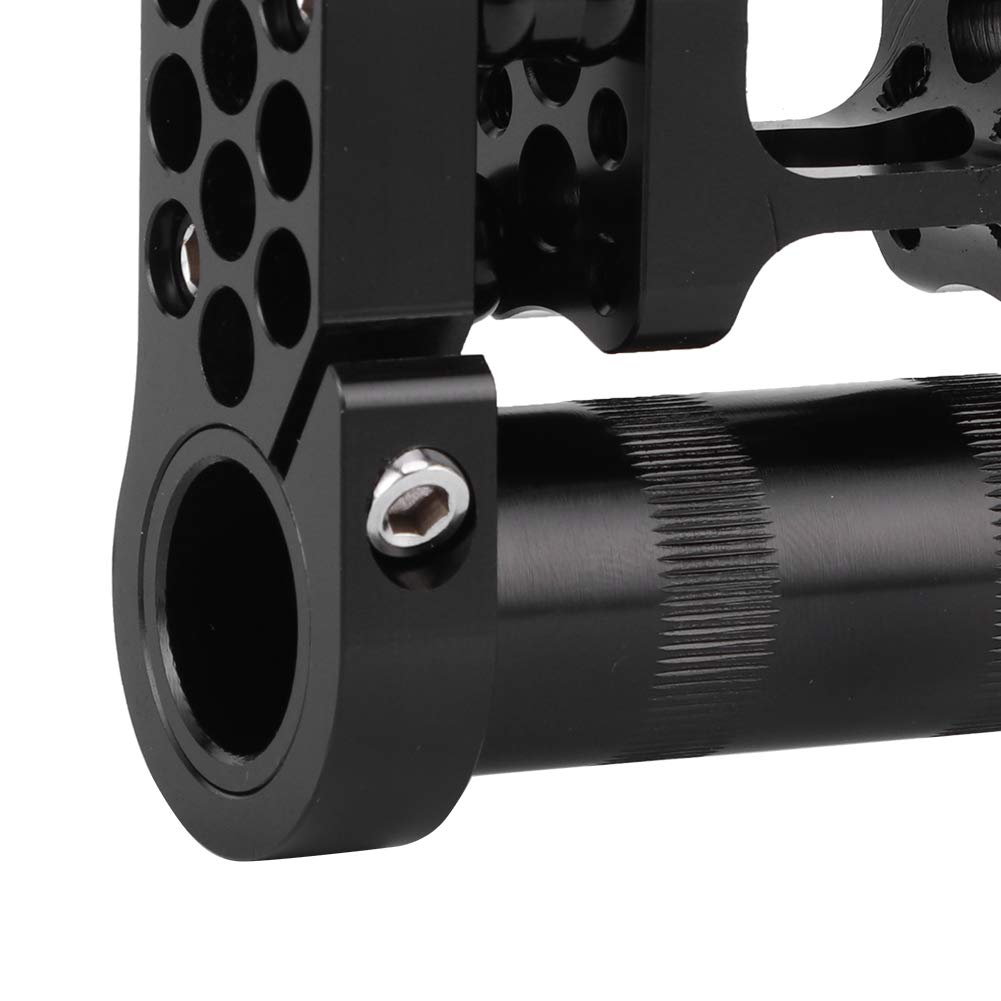 Attacco manubrio pieghevole regolabile in doppio, attacco per bicicletta in lega di alluminio CNC, attacco manubrio multi‑angolo regolabile con prolunga da 53 mm a 71 mm, ideale